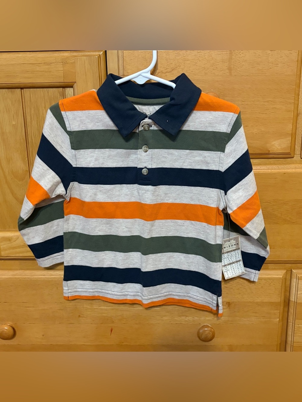 The Original Arizona Jean Company Long-Sleeve Striped Tee Size 24 Months New